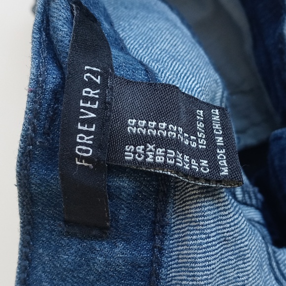 Forever 21 Low Rise Skinny Straight Leg Skinny Jeans Size 24 Indigo Blue - Picture 5 of 11